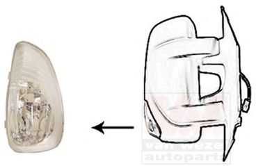 VAN WEZEL 3799916 -  Фонарь указателя поворота